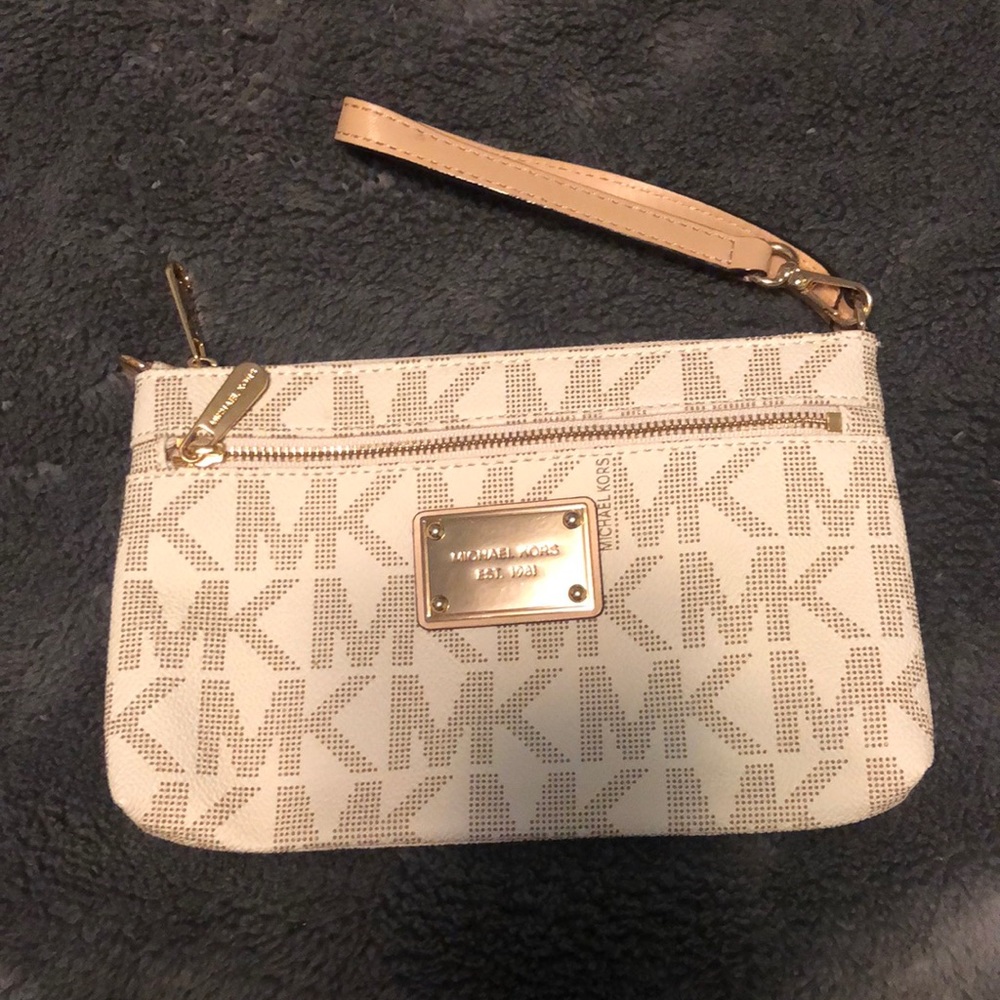 Michael Kors Monogrammed Wristlet